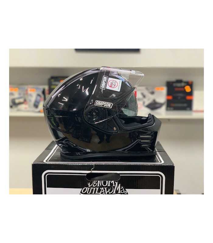 Simpson Venom black helmet 22.06