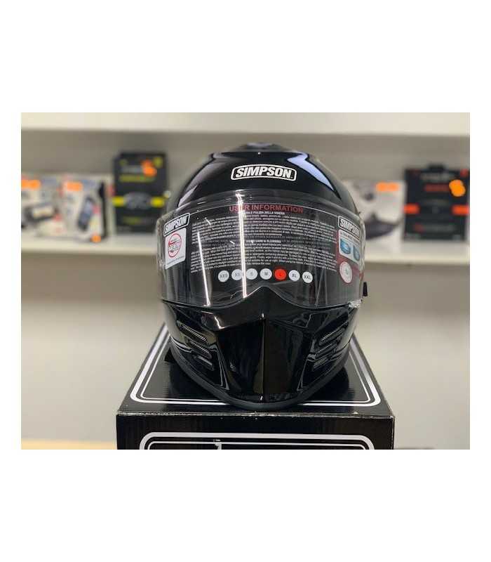 Simpson Venom Helm schwarz 22.06