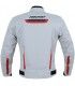 Motorrad Textiljacke Prexport Europa weiß rot