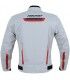 Veste moto Prexport Europa blanc rouge