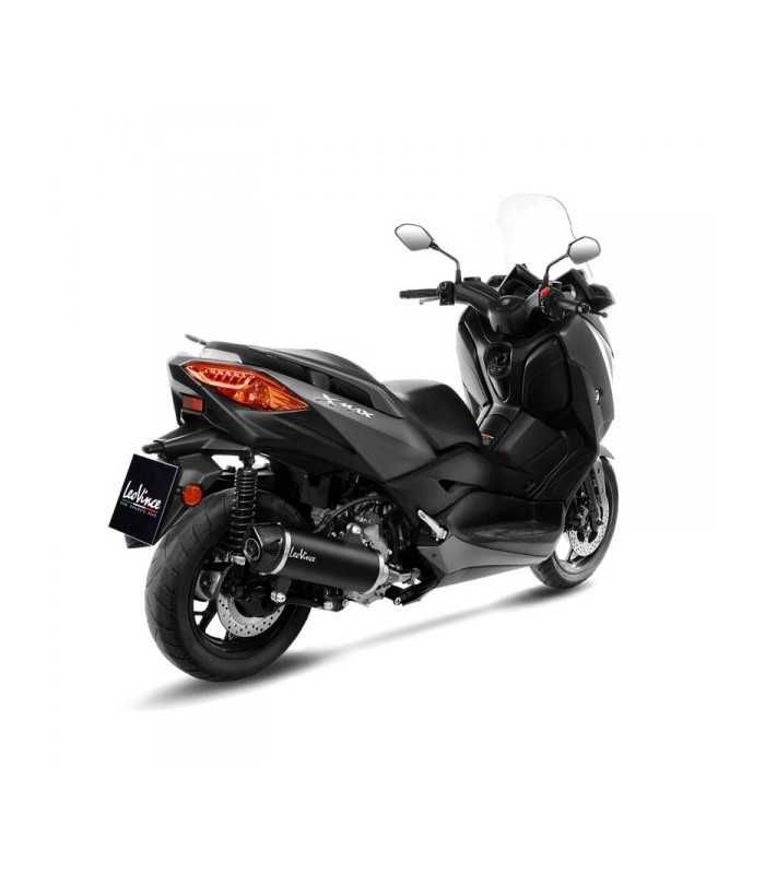 Leovince Yamaha XMax 300 (2017-20) Inox Black CH - Slip-On - Endcap Carbon