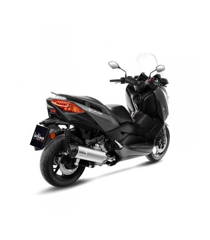 Leovince Yamaha XMax 300 (2017-20) LV ONE EVO Inox CH - Slip-On - Endcap Carbon