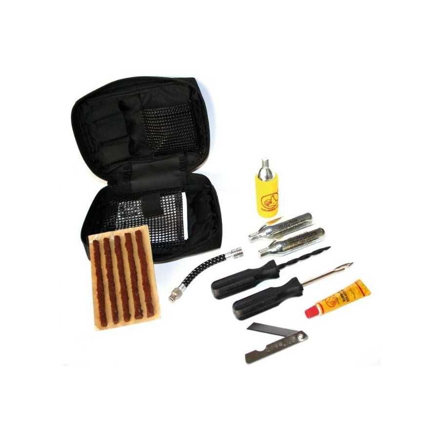 Kit Riparazione Pneumatici MAXTOOLS TR300 | Per SUV E Fuoristrada | Con Compressore 12V E Sigillante A Base Acqua