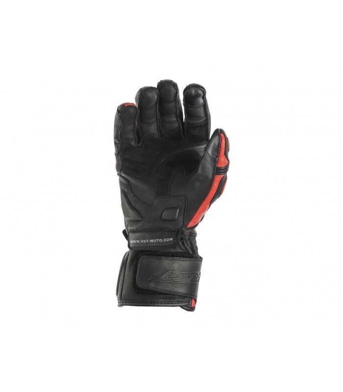 Racing gloves  RST GT CE leather black red