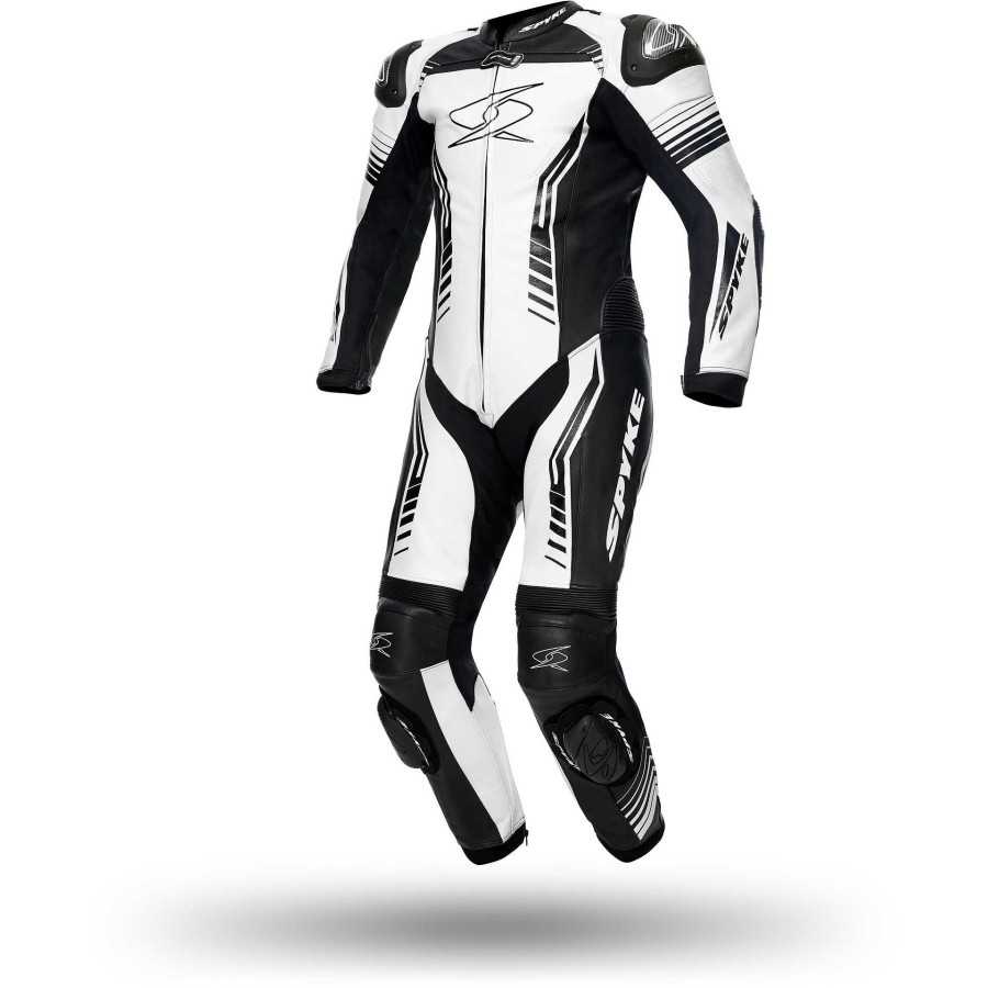 Spyke Assen Race 2.0 leather suit white black