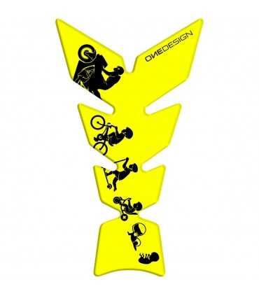 ONEDESIGN UNIVERSAL TANK PAD MATT FLUO YELLOW