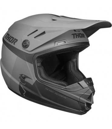 Casco cross bambino Sector Racer grigio nero opaco