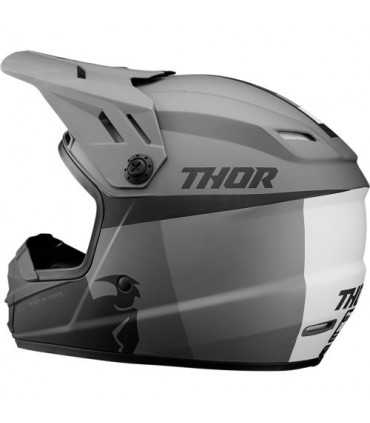 Casco cross bambino Sector Racer grigio nero opaco