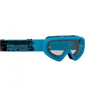 Kinder-Motocross-Maske Moose Racing Qualifier blau