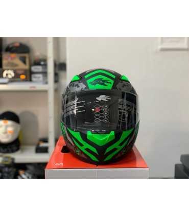 Casco Kappa KV-41 Dallas Pixel verde opaco