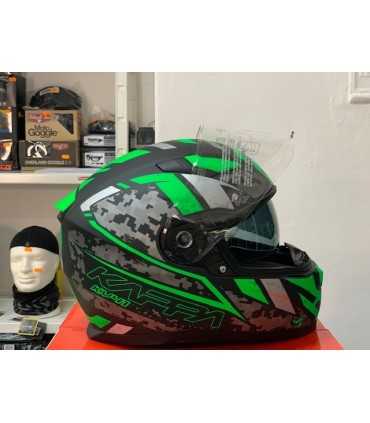 Casco Kappa KV-41 Dallas Pixel verde opaco