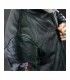 Giacca in pelle moto Holy Freedom Due dark green
