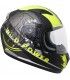 Casco da Bambino Moto Integrale CGM 265G Wild nero opaco giallo