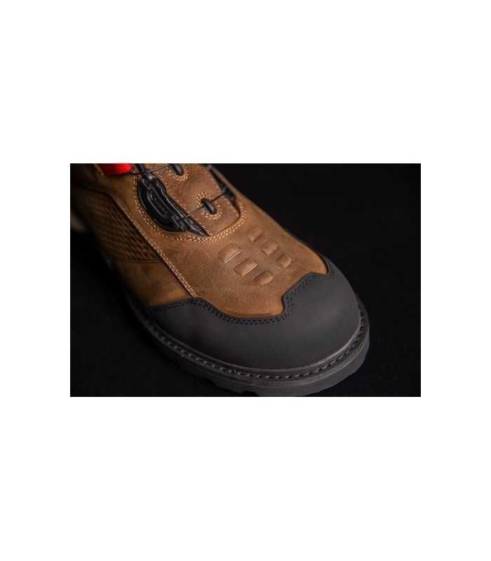 Icon Stormhawk motorrad Schuhe braun