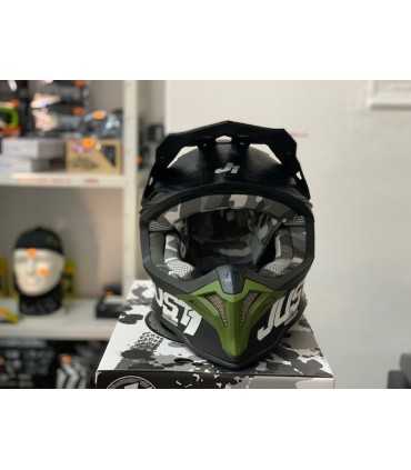 Cross helmet Just-1 J39 Kinetic Camo green