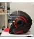 Casque jet One Alfa multi noir rouge