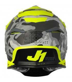 Helm cross Just-1 J39 Kinetic Camo gelb