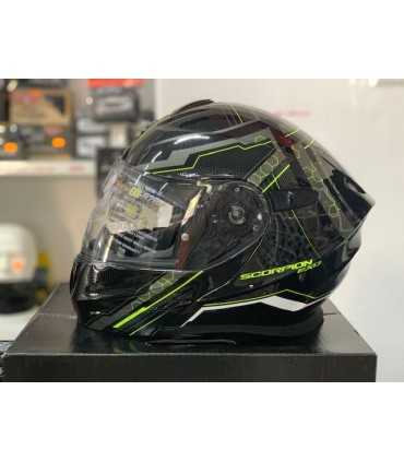 Casco apribile Scorpion Exo 920 Satellite nero giallo