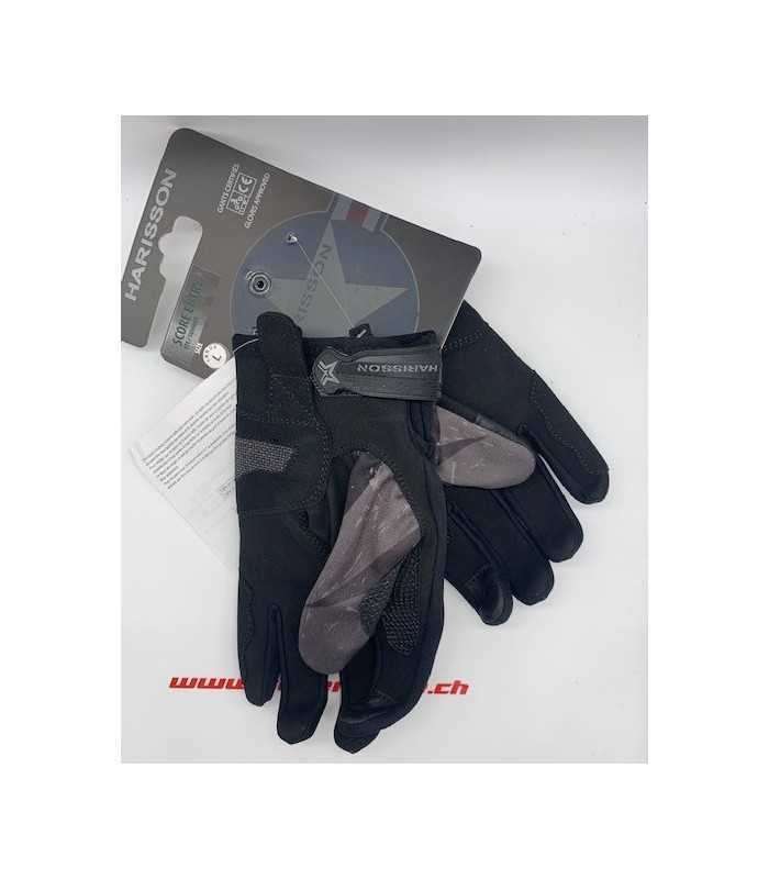 Guanti Harisson Score nero grigio