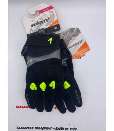 Seventy C26 lady glove black yellow