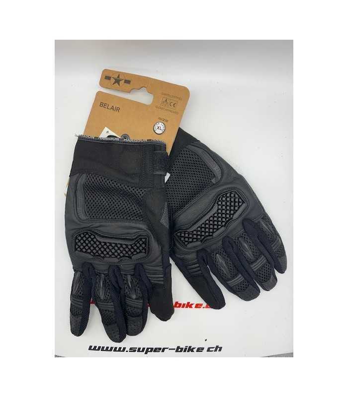 Gants moto Harisson Belair noir