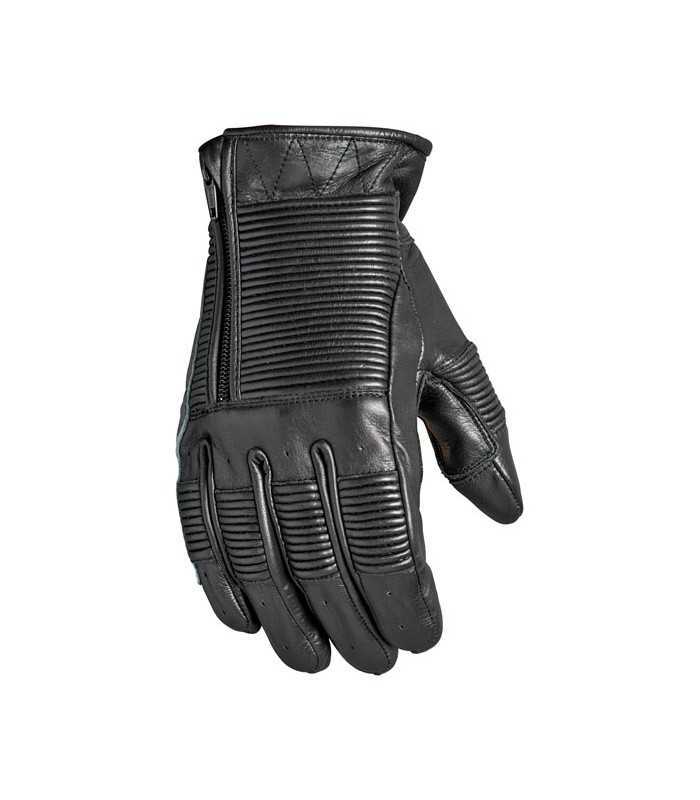 Gants en cuir moto RSD Bronzo noir