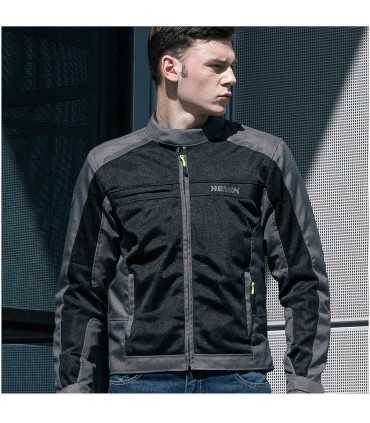 Sommerjacke Hevik Scirocco leicht schwarz grau