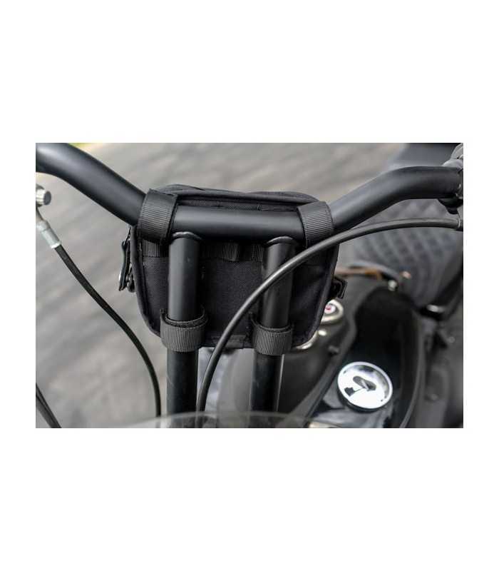 BURLY VOYAGER HANDLEBAR BAG BLACK
