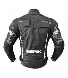 Motorradjacke Berik Supersonic camo 2 grau