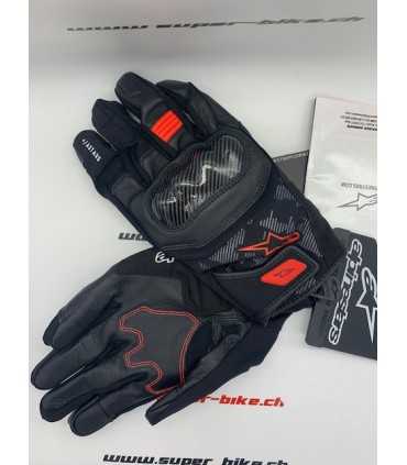 Gants Alpinestars Smx Z Drystar noir rouge