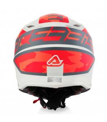 Cross kinder helm Acerbis Steel rot