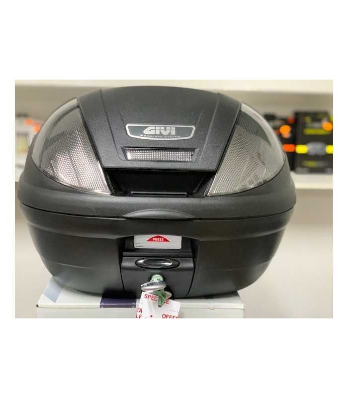 Bauletto nero goffrato Givi E370 Tech