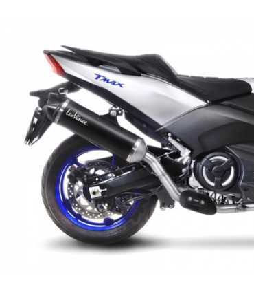 Leovince Yamaha T-Max 530 (2017-19) Inox black CH+KAT - Full System - Endcap Carbon