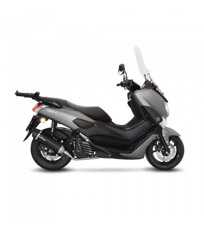 Leovince Yamaha NMAX 125/155 (2017-20)  Inox Black CH+KAT - Full System - Endcap Carbon