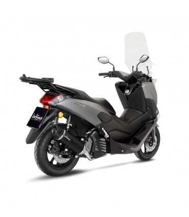 Leovince Yamaha NMAX 125/155 (2017-20) Inox Black CH+KAT - Full System - Endcap Carbon