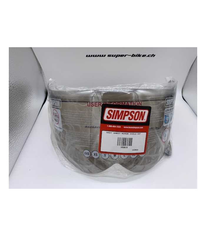 Simpson Venom/Speed silver visor