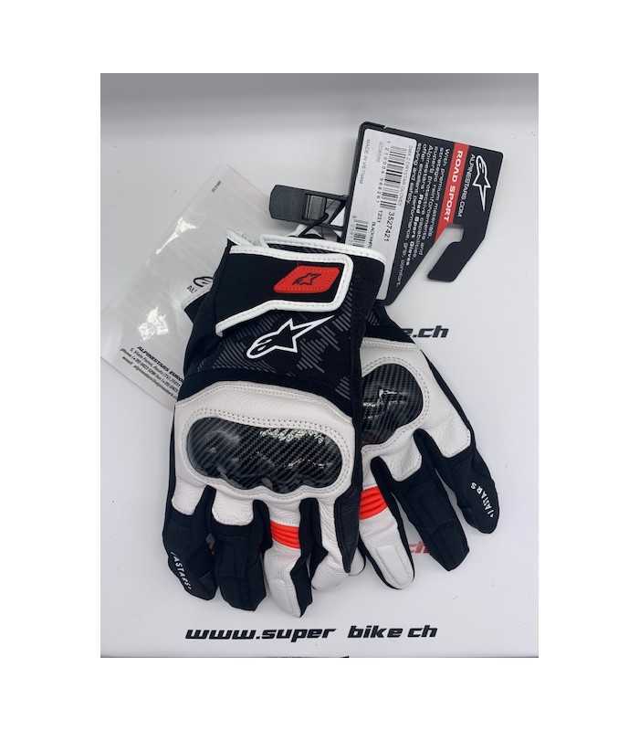 Gants Alpinestars Smx Z Drystar noir blanc