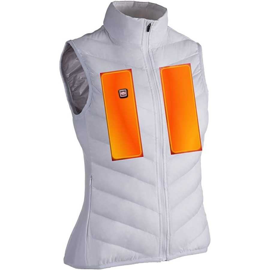 Gilet chauffant femme Capit Joule white