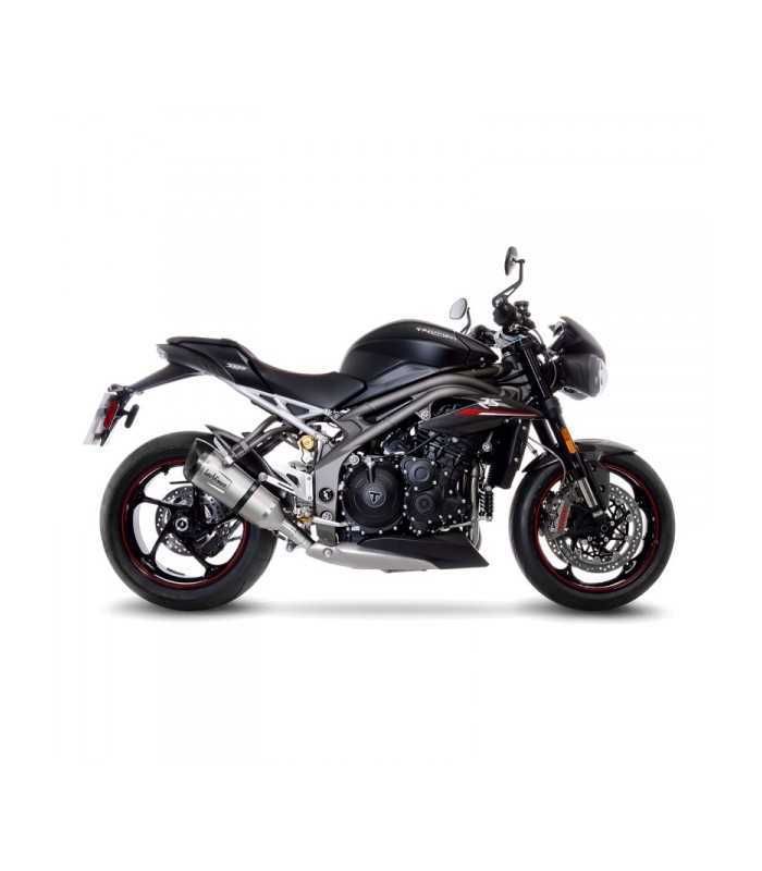 Leovince Triumph Speed Triple 1050 RS/S (2018-19) Factory S Inox Slip-On Endcap Carbon