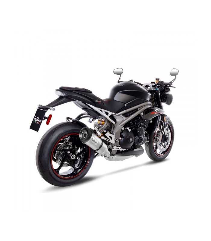Leovince Triumph Speed Triple 1050 RS/S (2018-19) Factory S Inox Slip-On Endcap Carbon