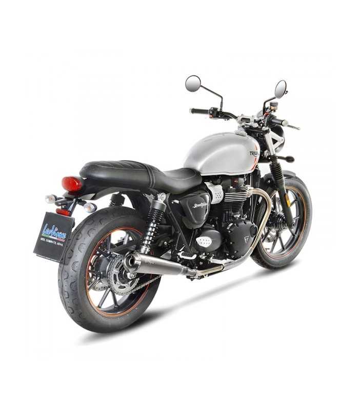 Leovince Triumph Street Twin (2016-20) Inox Slip-On