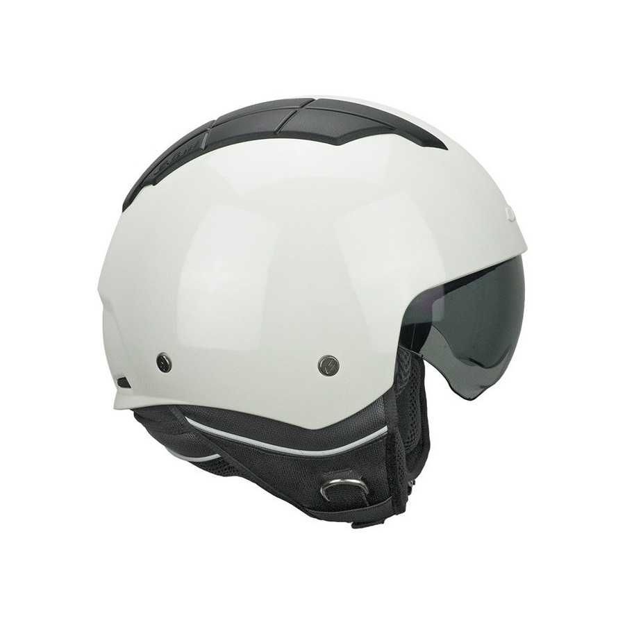 Casco moto demi jet Cgm Slot bianco