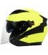 Casco Moto Jet BHR 809 Double Cool giallo nero