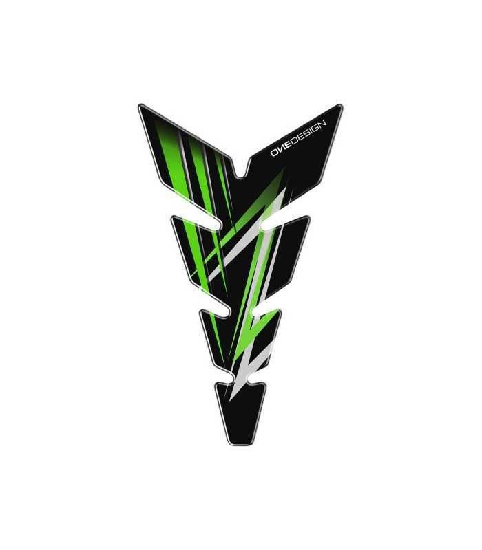 ONEDESIGN UNIVERSAL TANK PAD Moon Slim noir vert
