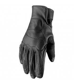Thor Hallmann GP leder handschuhe schwarz