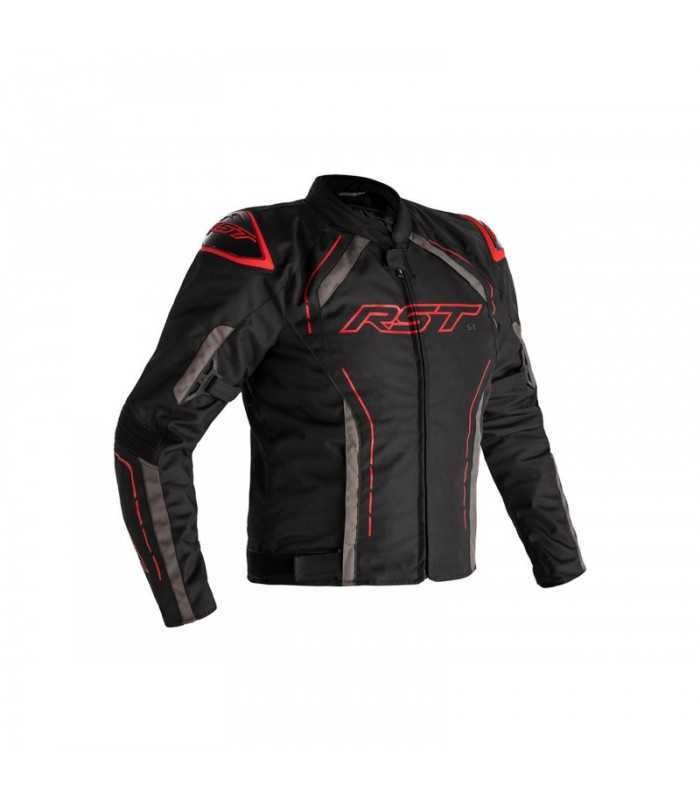 Giacca moto RST S-1 nero rosso