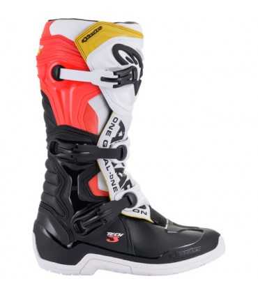 Cross boots Alpinestars Tech 3 white yellow black red