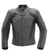 Veste femme moto en cuir Buse Assen noir