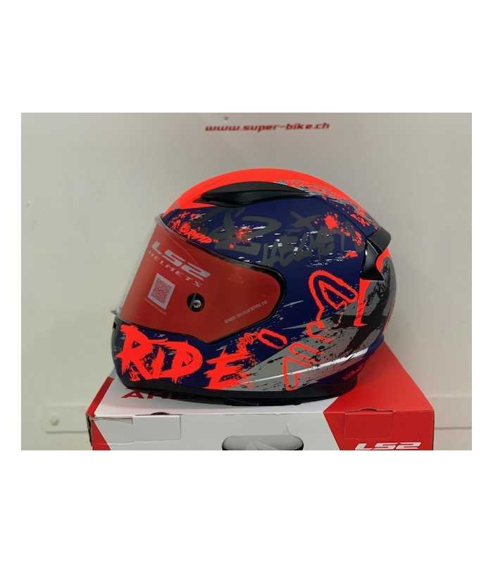 LS2 FF353 Rapid Naughty bleu orange matt