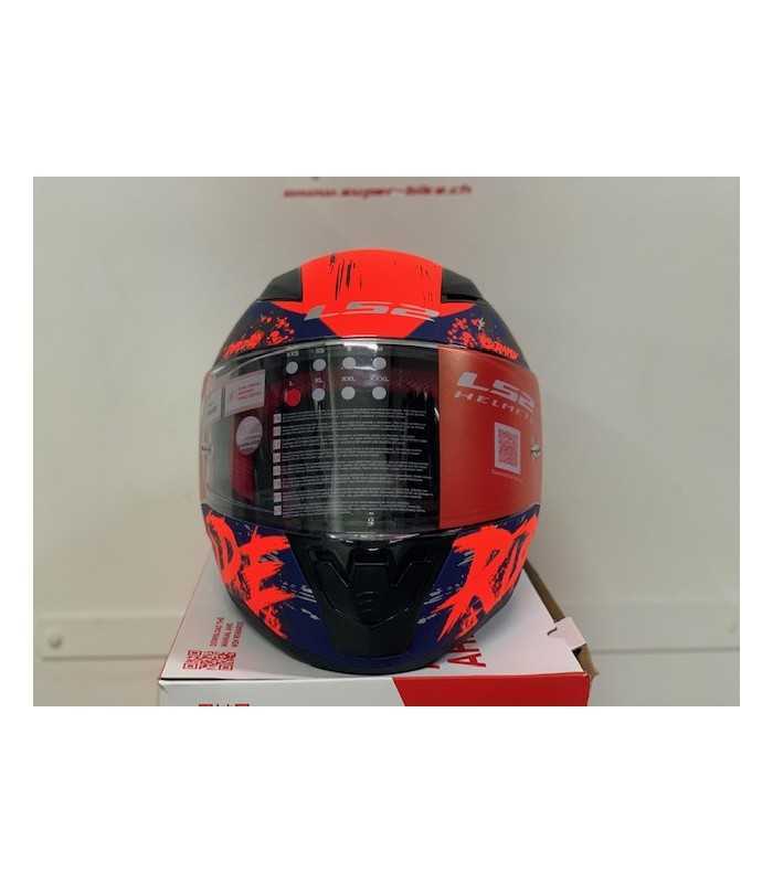 LS2 FF353 Rapid Naughty bleu orange matt